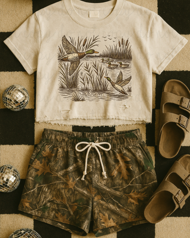 Mallard At The Pond DTF Transfer