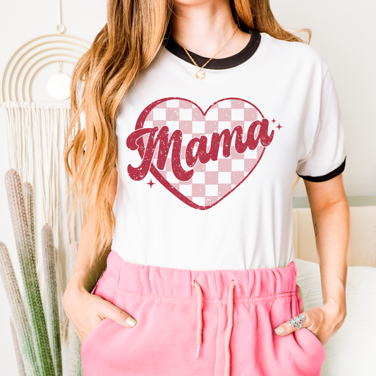 Checkered Mama DTF Transfer