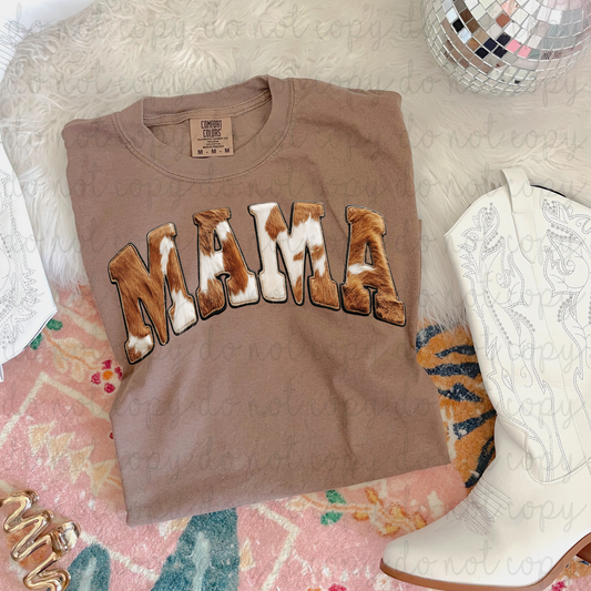 Mama Cowhide DTF Transfer