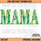 Western St. Patrick's Day Brushstroke Mama PNG Digital Download