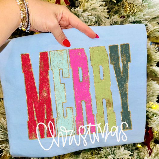 Merry Christmas DTF Transfer