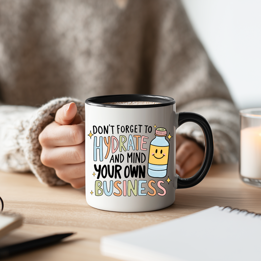 Mind Your Business UV Decal Sticker