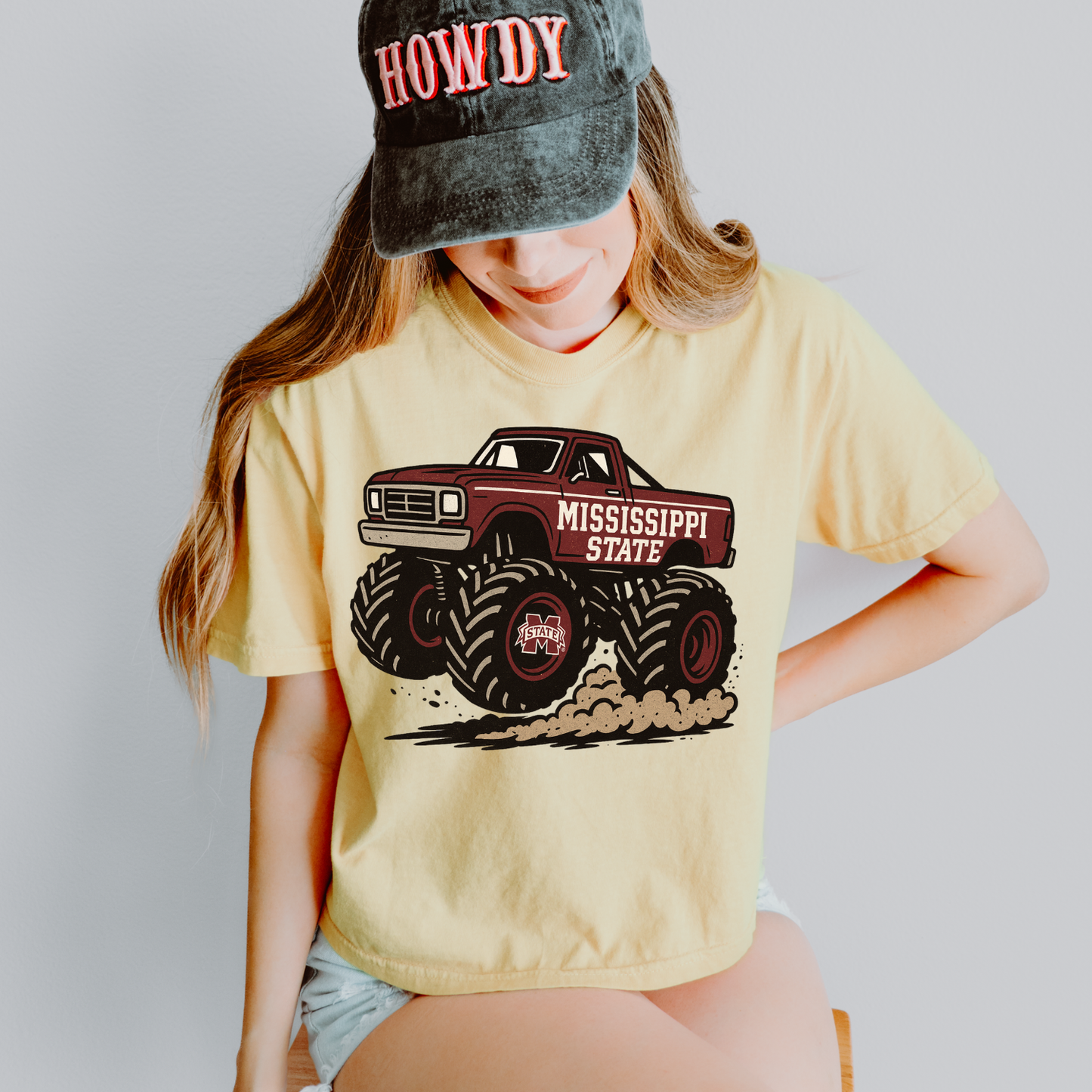 Monster Truck Game Day Mississippi State DTF Transfer