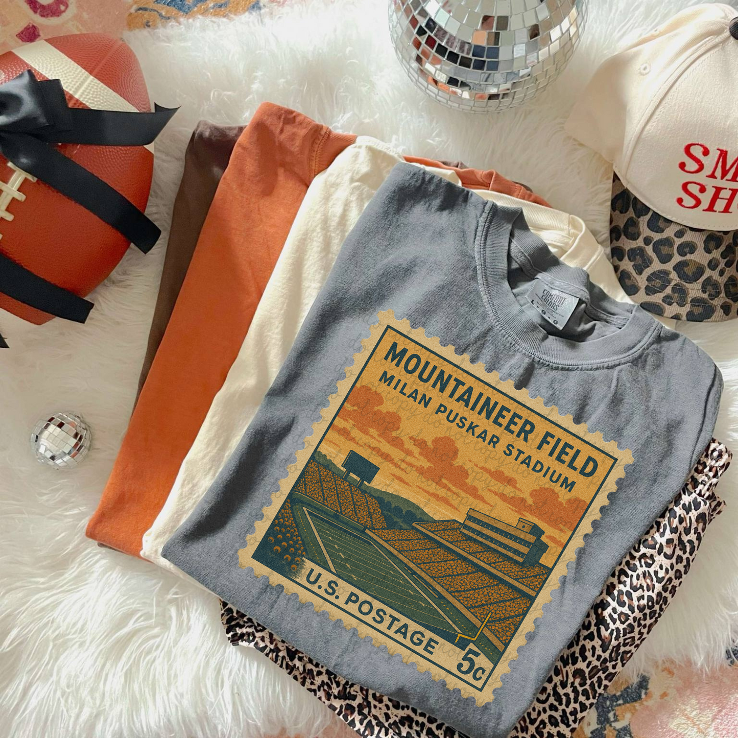 Vintage Stamp Mountaineer Field DTF Transfer