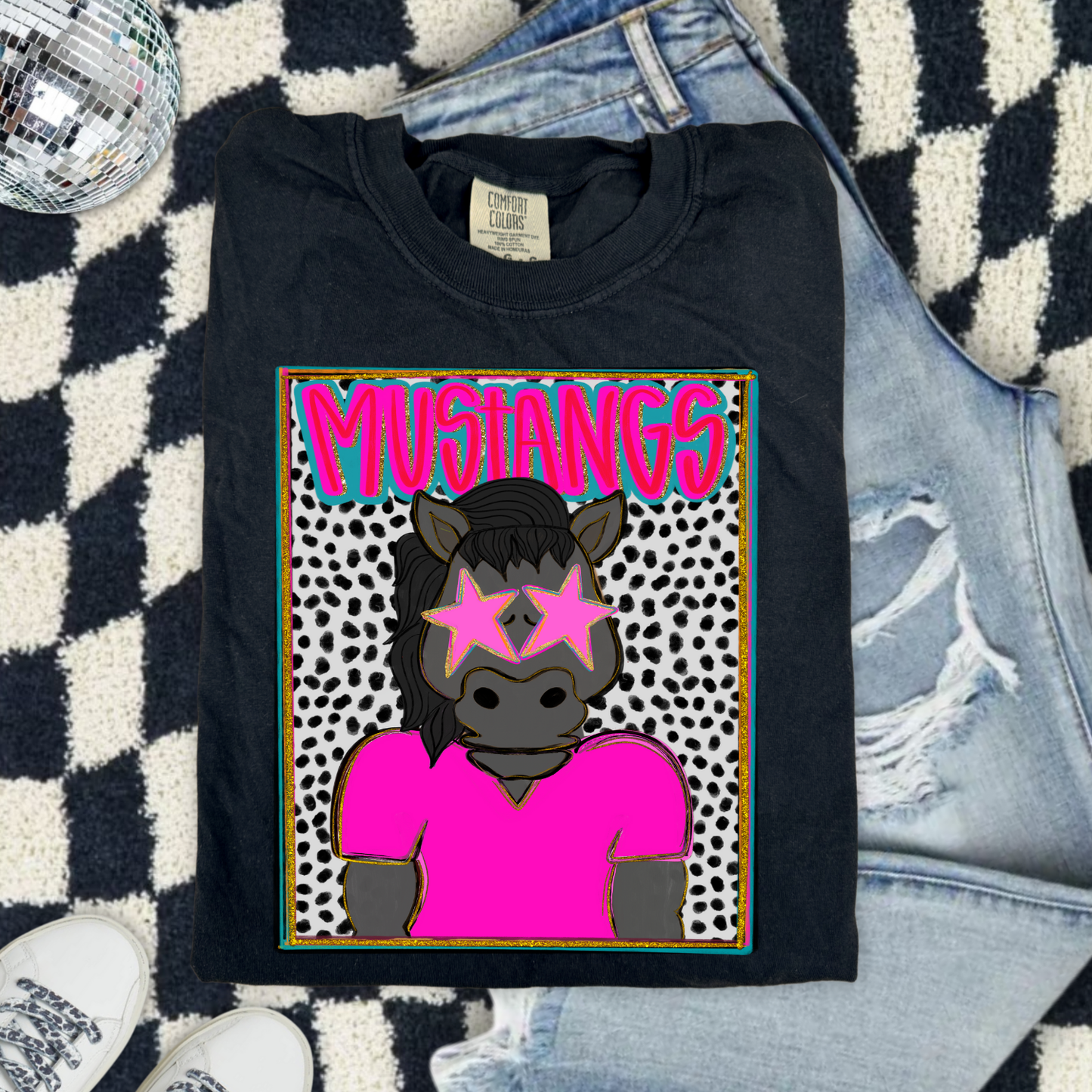 Preppy Mustangs DTF Transfer