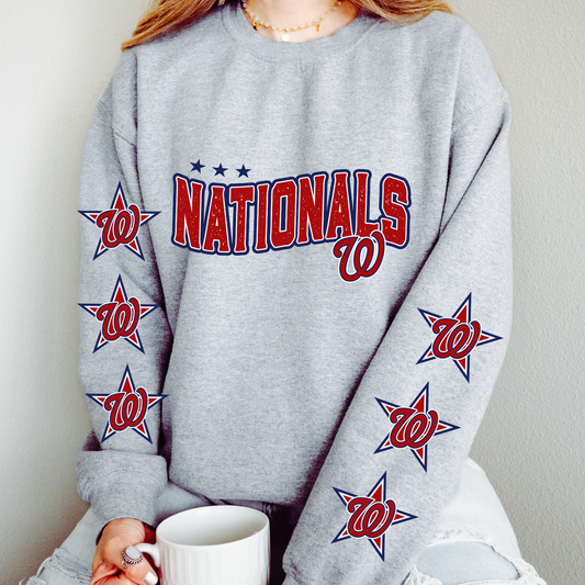 Nationals Star DTF Transfer (BOTH SLEEVE + FRONT)