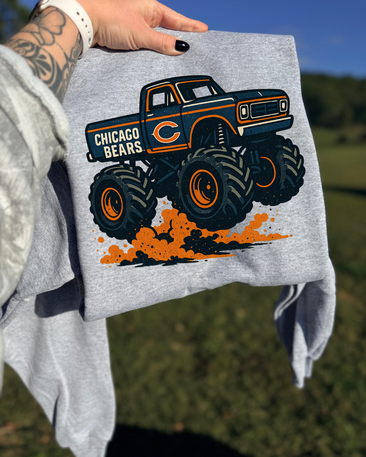 Monster Truck Chicago Bears DTF Transfer