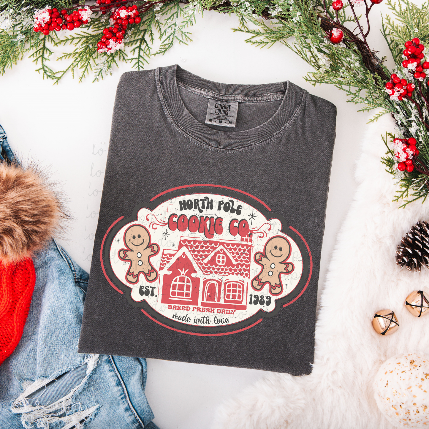 North Pole Cookie Co DTF Transfer