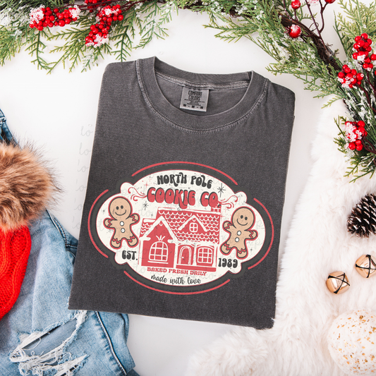 North Pole Cookie Co DTF Transfer