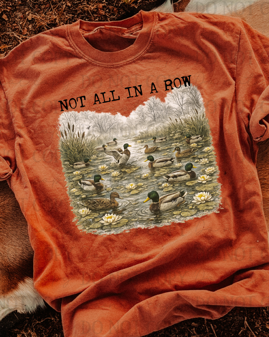 Not All In A Row DTF Transfer