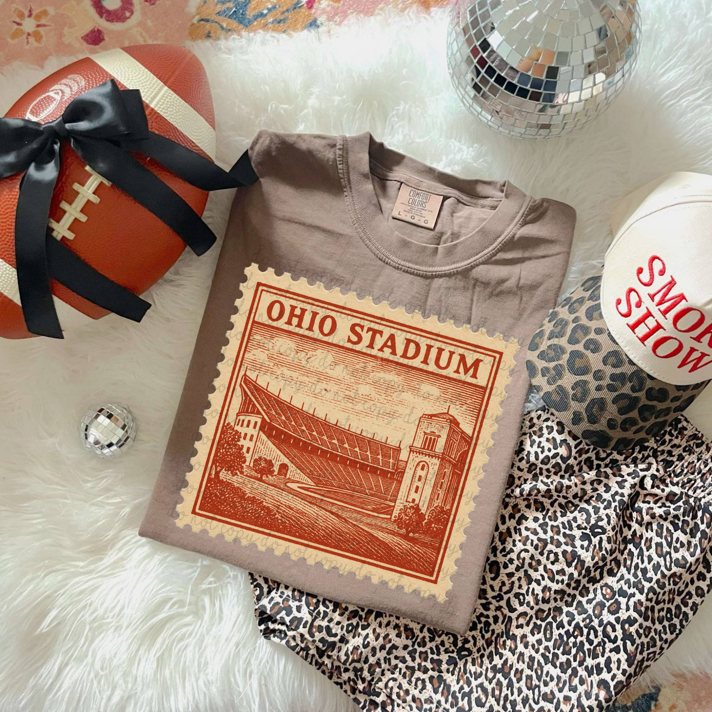 Vintage Stamp Ohio Stadium DTF Transfer