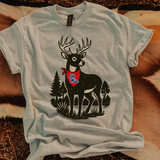 Deer Ole Miss DTF Transfer