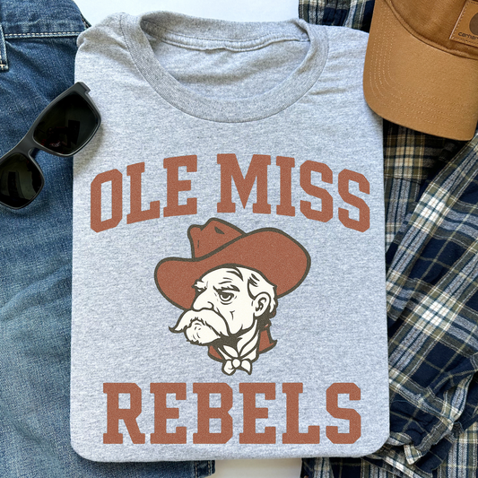 Ole Miss Rebels DTF Transfer