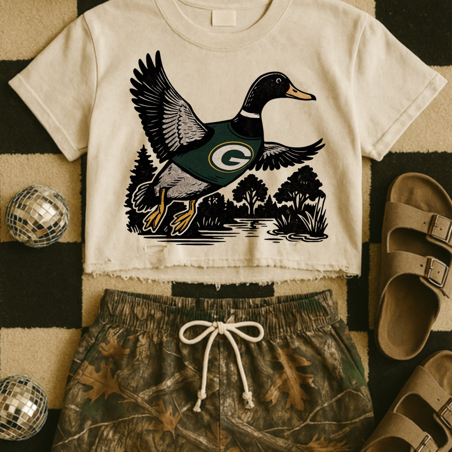 Mallard Game Day Packers DTF Transfer