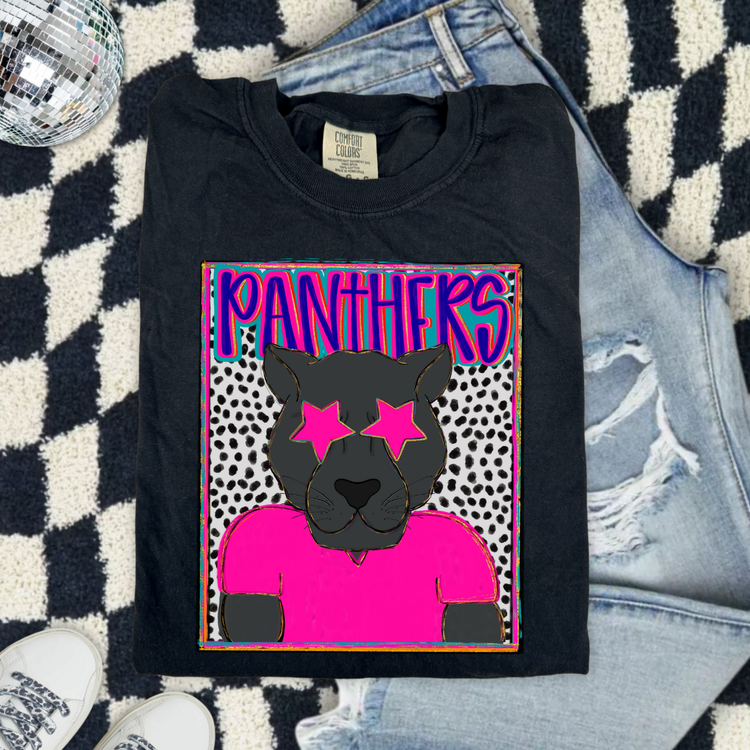 Preppy Panthers (Purple) DTF Transfer