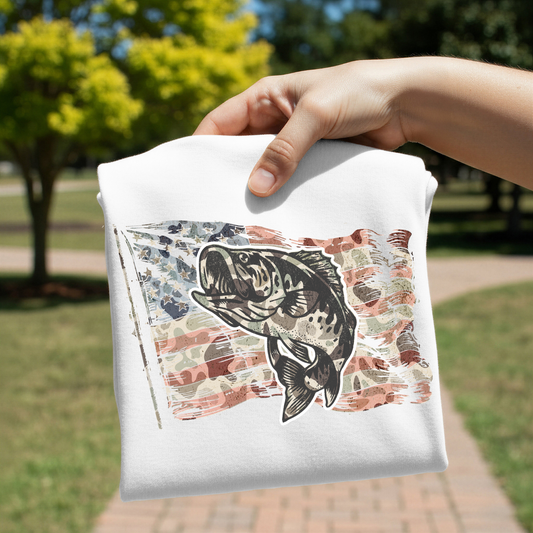 Flag Fish DTF Transfer