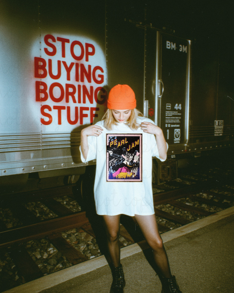 Pearl Jam Poster DTF Transfer