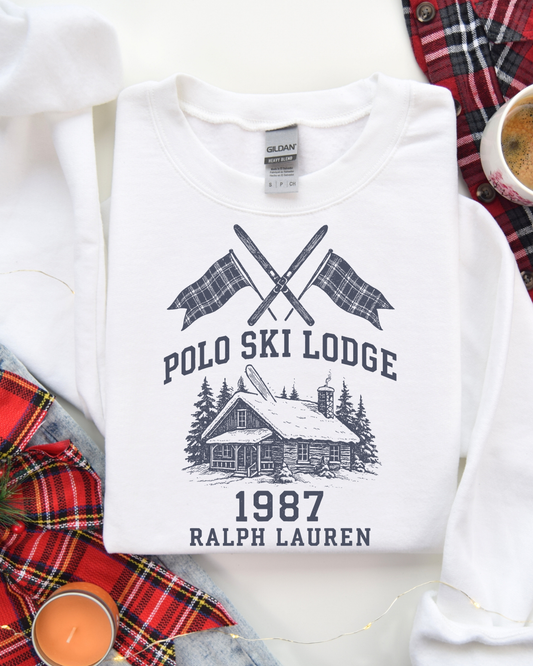 Polo Ski Lodge 1987 DTF Transfer