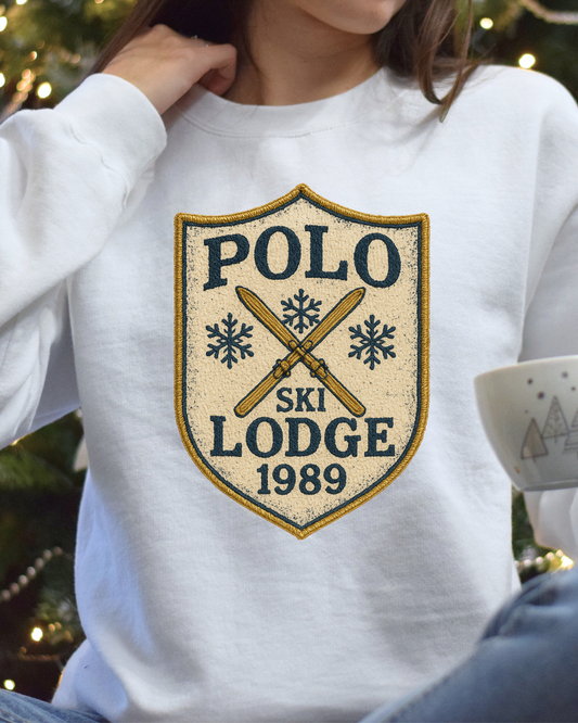 Polo Ski Lodge DTF Transfer