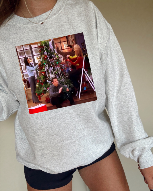 Portrait Christmas Friends DTF Transfer