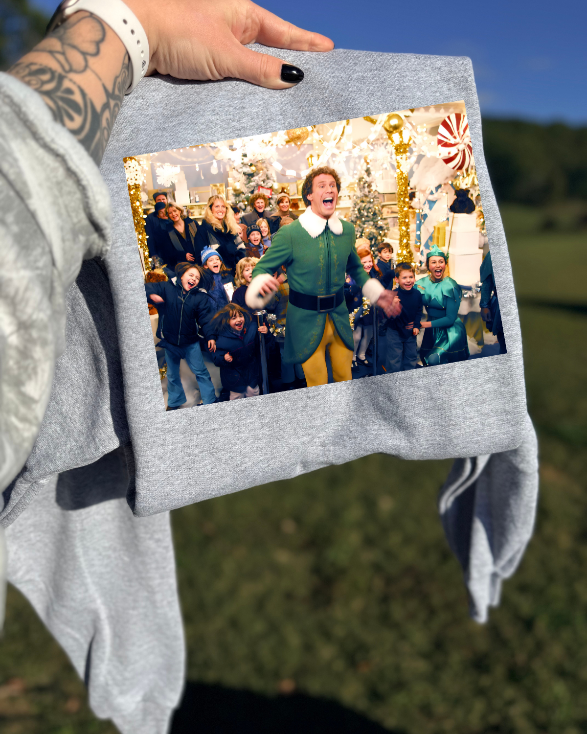 Portrait Elf DTF Transfer