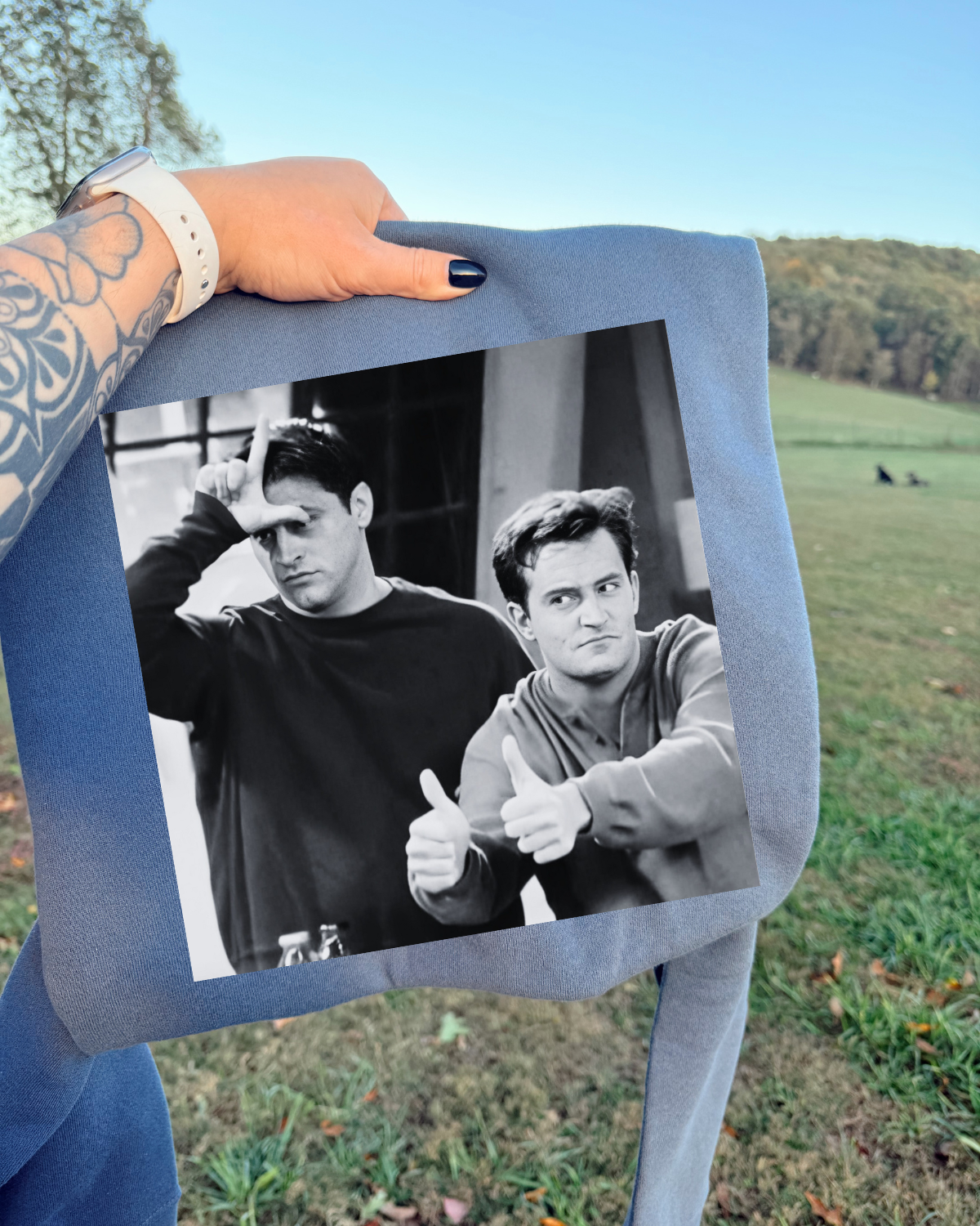 Portrait Joey And Chandler DTF Transfer