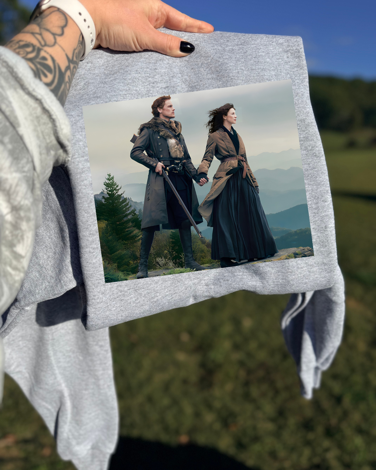 Portrait Outlander DTF Transfer