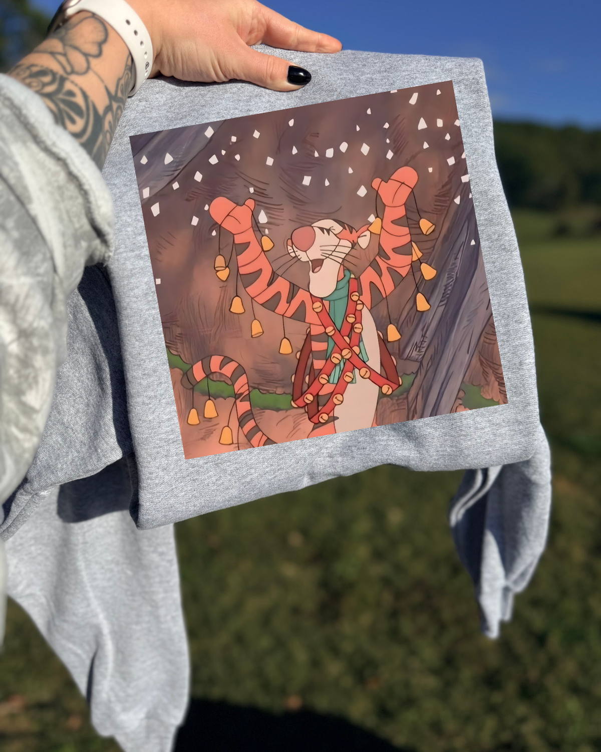 Portrait Tigger DTF Transfer