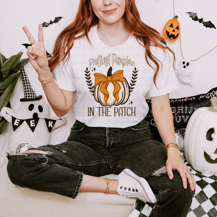 Prettiest Pumpkin In The Patch PNG Digital Download