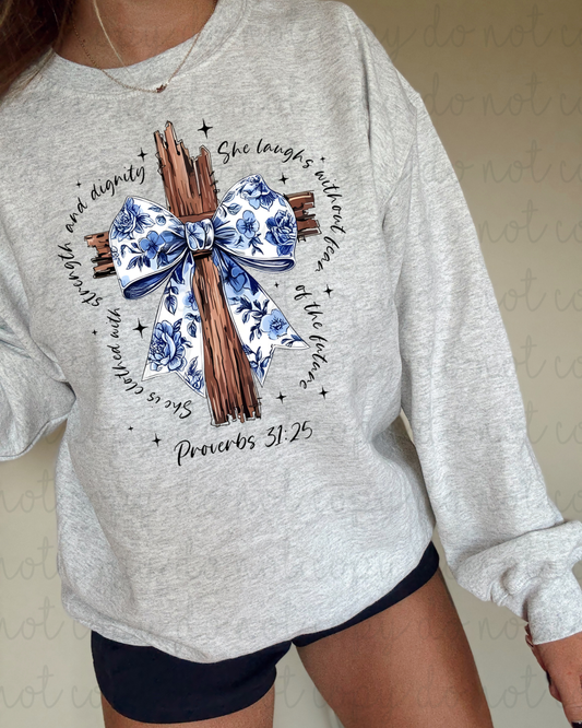 Proverbs 31:25 DTF Transfer