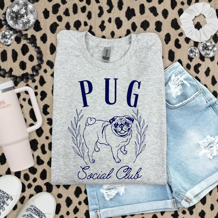 Pug Social Club DTF Transfer