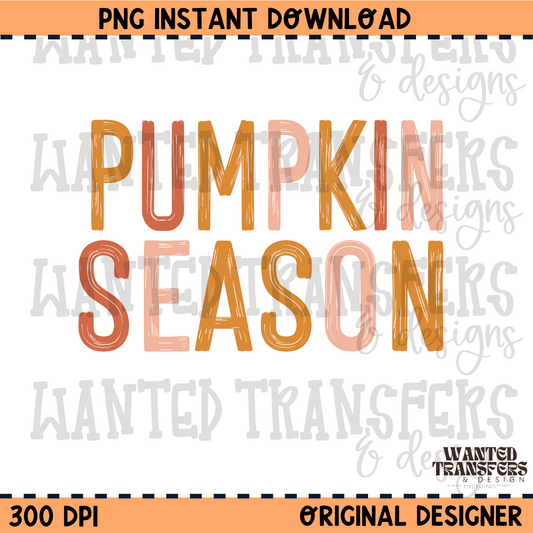 Pumpkin Season PNG Digital Download