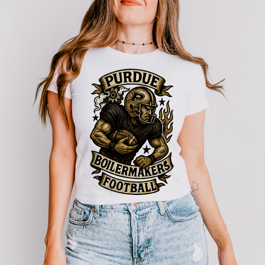 Very Vintage Game Day Purdue Boilermakers Football DTF Transfer