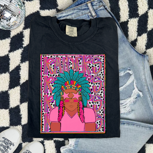 Preppy Stacked Raiders DTF Transfer