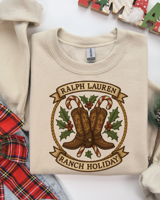 Ralph Lauren Ranch Holiday DTF Transfer