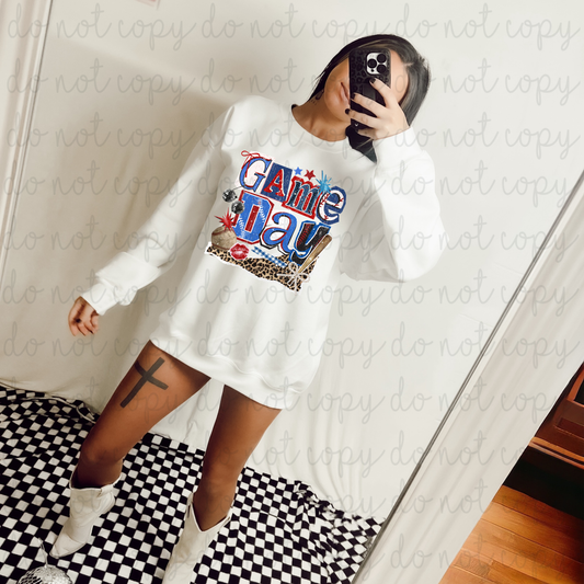 Baseball Game Day DTF Transfer