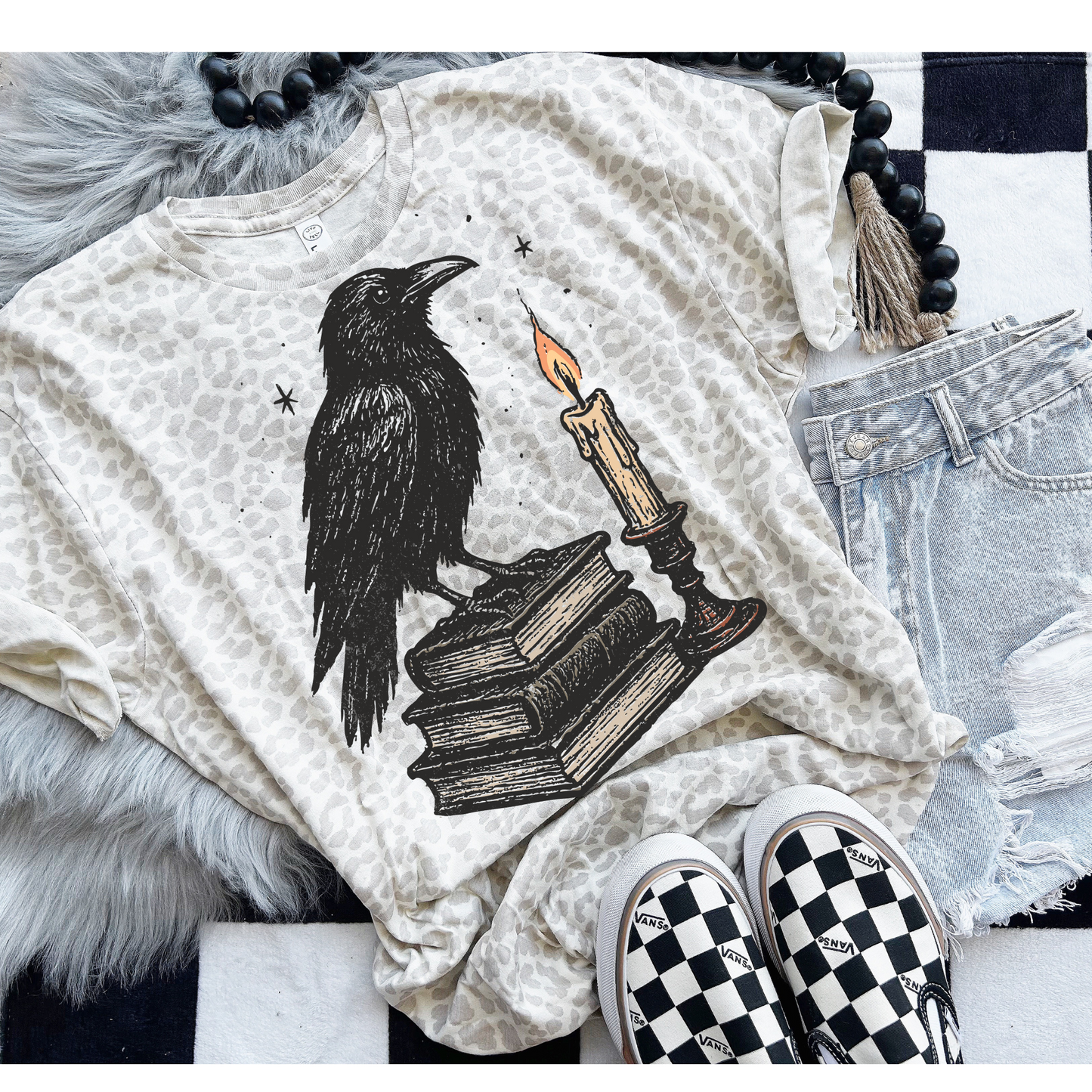 Ravenhood Bird Clear Film Screen Print Transfer