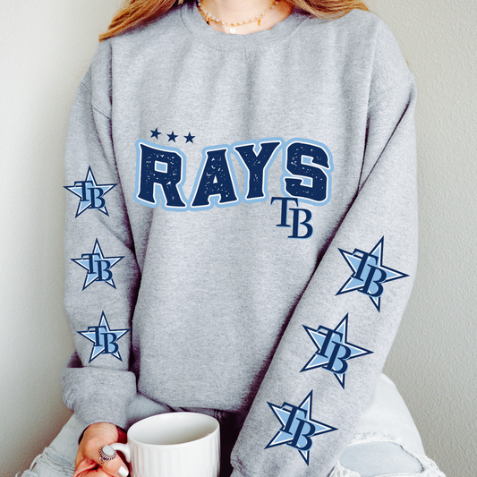Rays Star DTF Transfer (BOTH SLEEVE + FRONT)