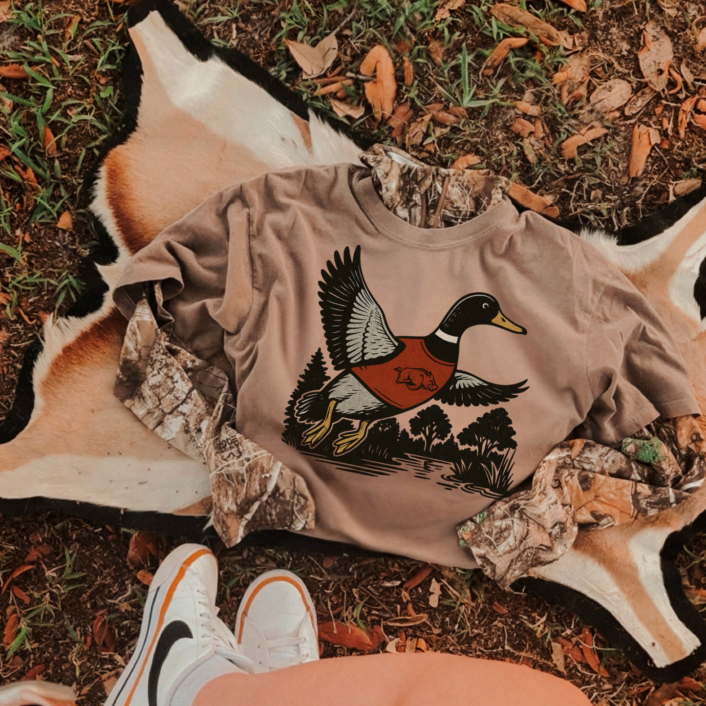 Mallard Game Day Razorbacks DTF Transfer