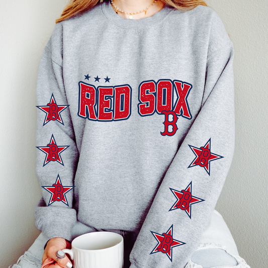 Red Sox Star DTF Transfer (BOTH SLEEVE + FRONT)