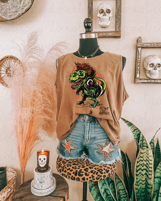 Red Hot Dino DTF Transfer