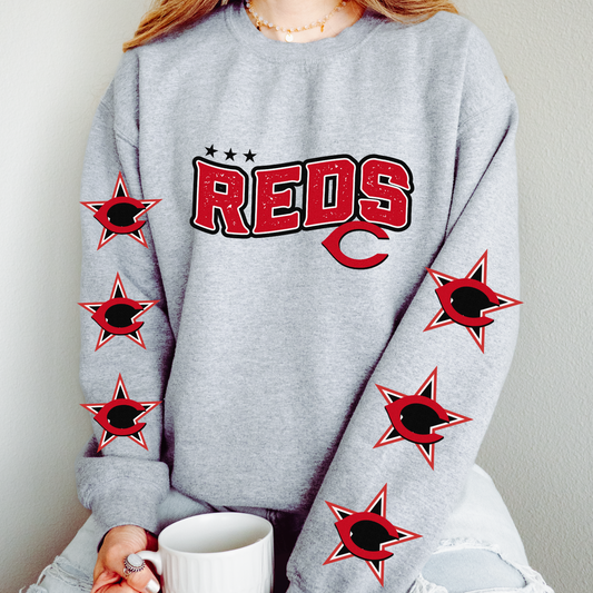 Reds Star DTF Transfer (BOTH SLEEVE + FRONT)