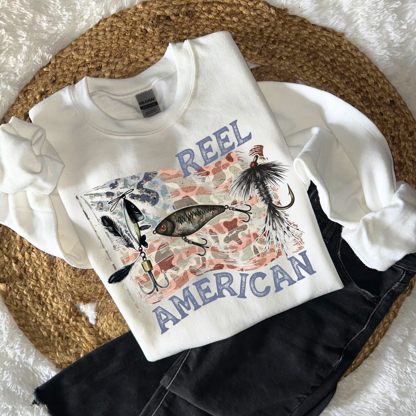 Reel American DTF Transfer