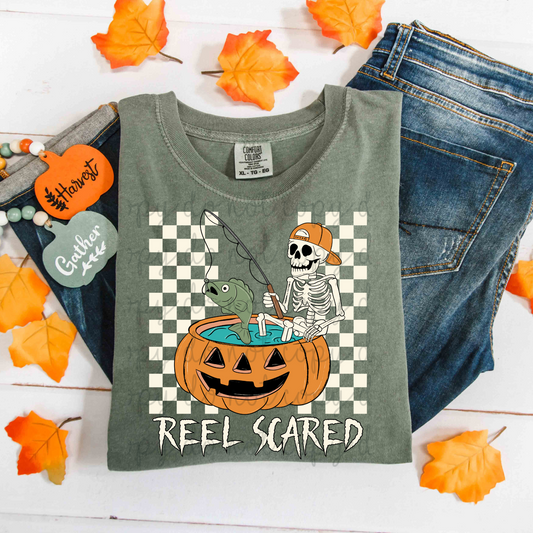 Reel Scared PNG Digital Download
