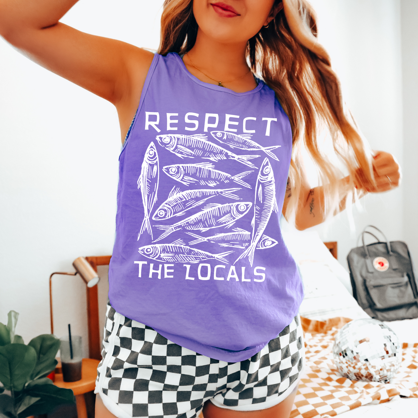 Respect the Locals Beach Summer Screen Print Transfer