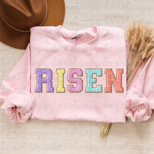 Pastel Risen DTF Transfer
