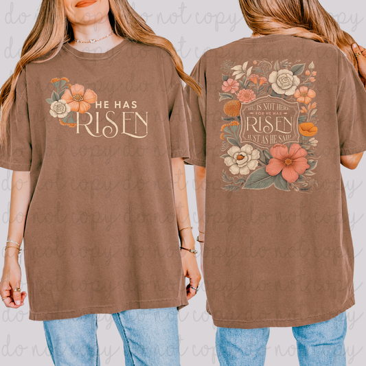 Light He Has Risen Distressed DTF Transfer