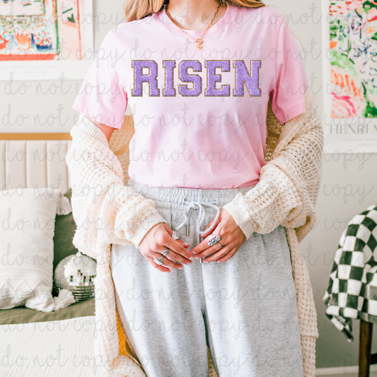 Purple Risen DTF Transfer
