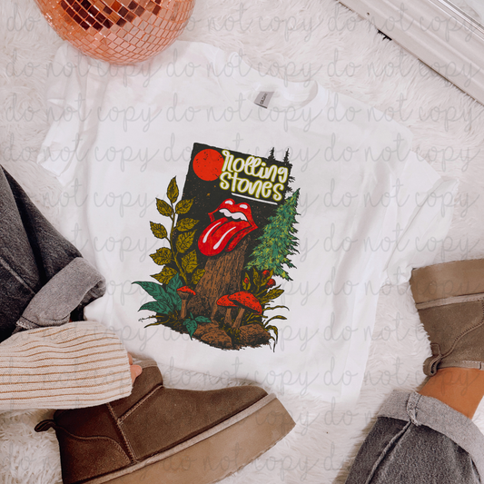 Rolling Stones DTF Transfer