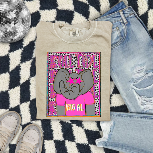 Preppy Rolltide DTF Transfer